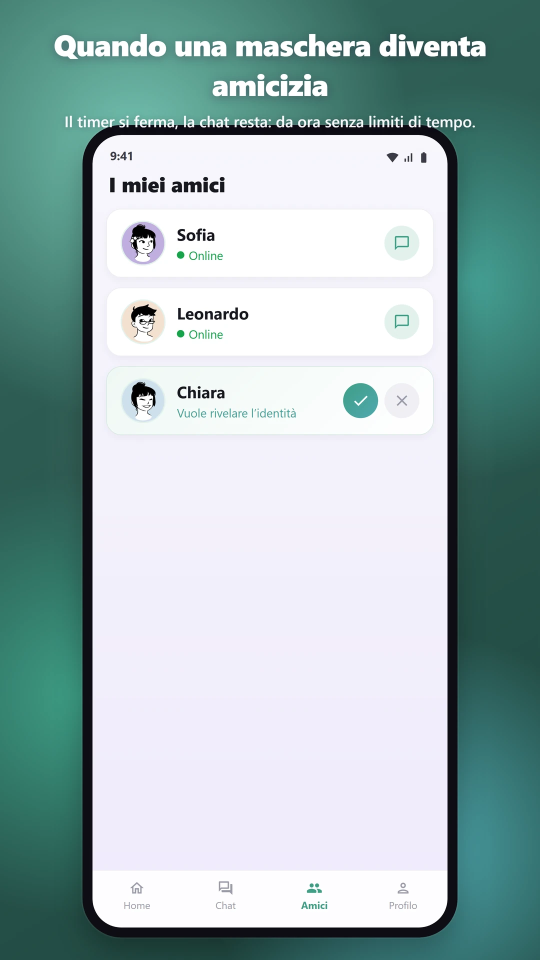 PARLA CON LA TUA VOCE, RESTANDO ANONIMO